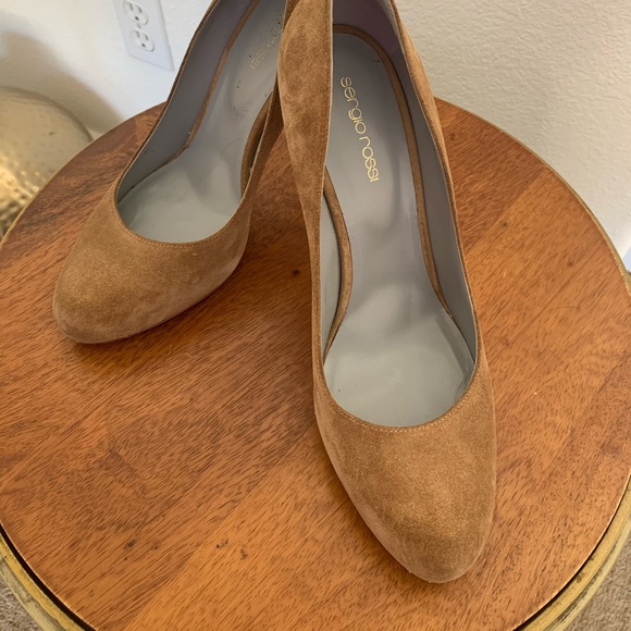 Sergio Rossi Suede Heels - Picture 7 of 8